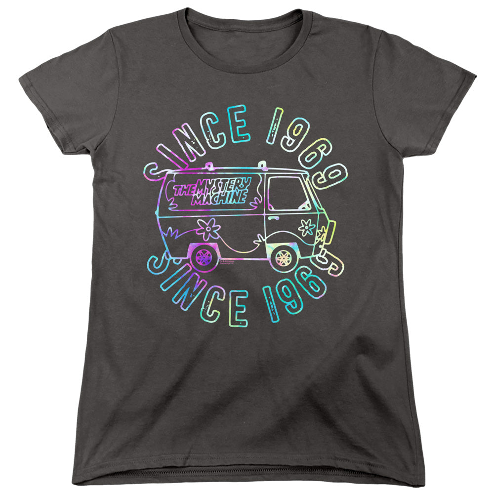 Scooby Doo Groovin 69 Womens T Shirt Charcoal Officially Licensed