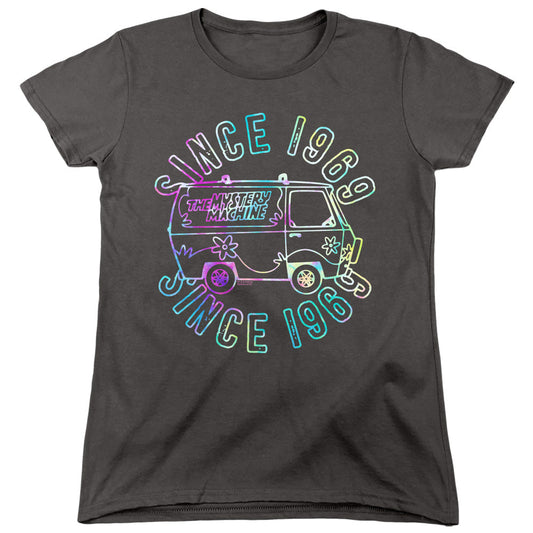 Scooby Doo Groovin 69 Womens T Shirt Charcoal Officially Licensed