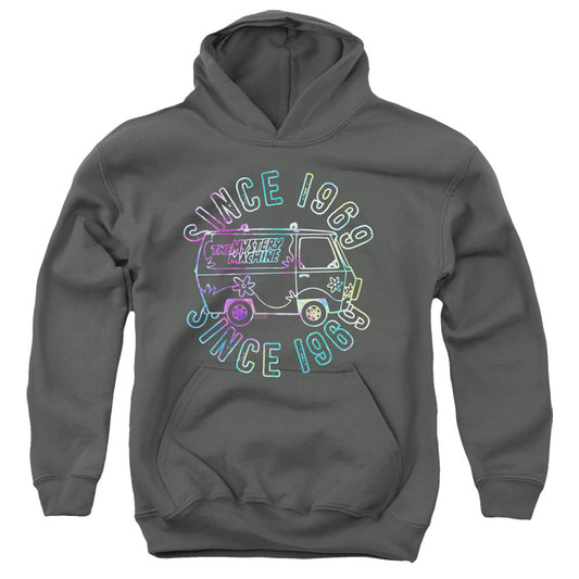 Scooby Doo Groovin 69 Kids Youth Hoodie Charcoal Officially Licensed