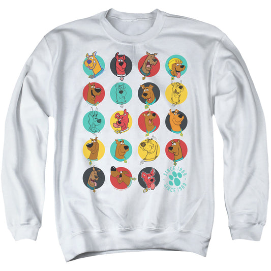 Scooby Doo Zoinks Repeat Mens Crewneck Sweatshirt White Officially Licensed