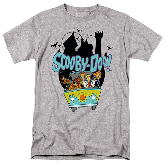 Scooby Doo! Drive! Mystery Machine Mens T Shirt Athletic Heather Officially Licensed