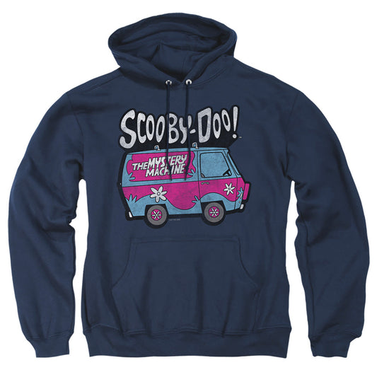 Scooby Doo! Mystery Machine 1 Mens Hoodie Navy Officially Licensed