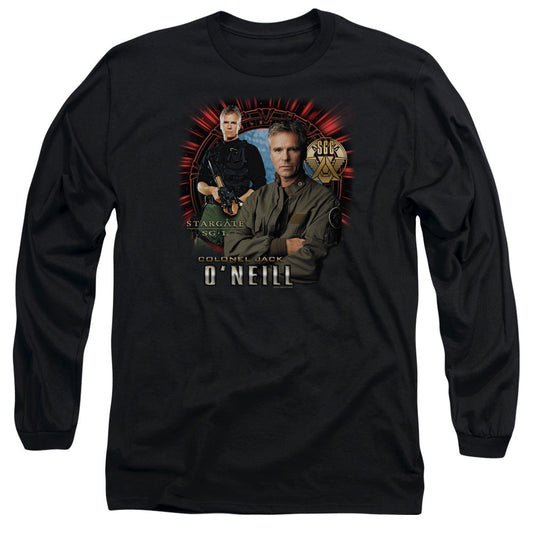 Sg1 Jack Oneill Mens Long Sleeve Shirt Black Officially Licensed