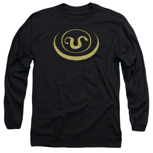 Sg1 Goauld Apothis Symbol Mens Long Sleeve Shirt Black Officially Licensed