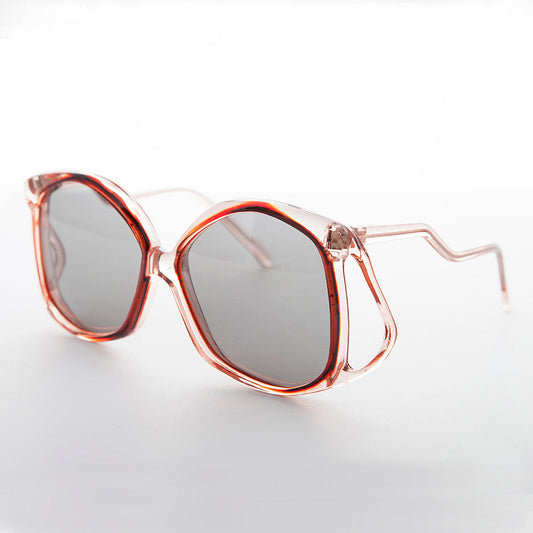 Oversized Polarized Women's 80s Sunglass - Big Sharon