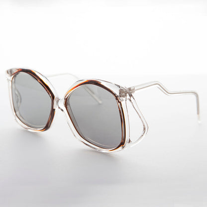 Oversized Polarized Women's 80s Sunglass - Big Sharon