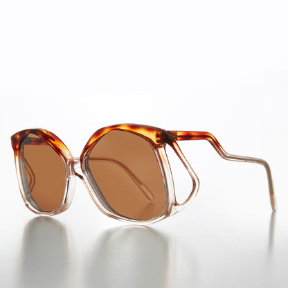 Oversized Polarized Women's 80s Sunglass - Big Sharon