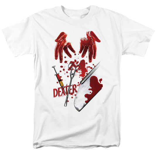 Dexter Tools Of The Trade Mens T Shirt White Officially Licensed