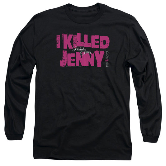 The L Word I Killed Jenny Mens Long Sleeve Shirt Black Officially Licensed