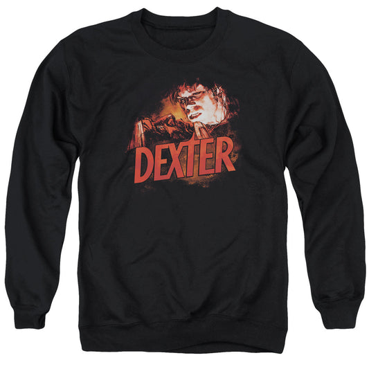Dexter Drawing Mens Crewneck Sweatshirt Black
