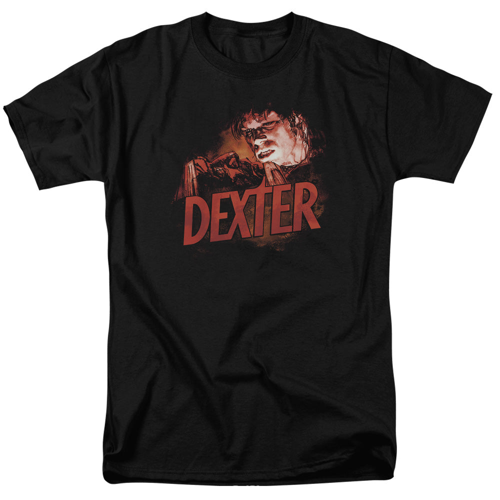 Dexter Drawing Mens T Shirt Black Officially Licensed