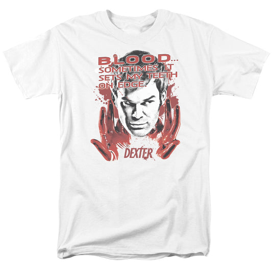 Dexter Blood Mens T Shirt White Officially Licensed