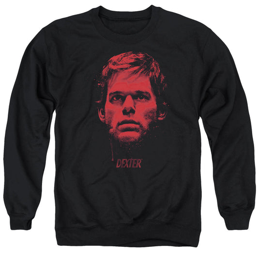 Dexter Bloody Face Mens Crewneck Sweatshirt Black