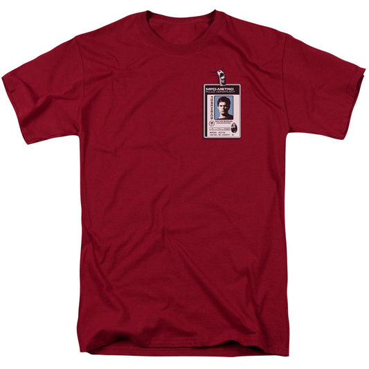 Dexter Badge Mens T Shirt Cardinal Officially Licensed
