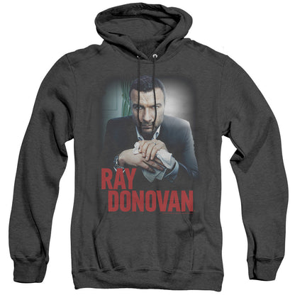 Ray Donovan Clean Hands Mens Heather Hoodie Black Officially Licensed