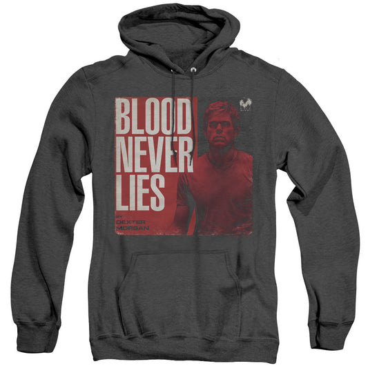 Dexter Cover Mens Heather Hoodie Black Officially Licensed