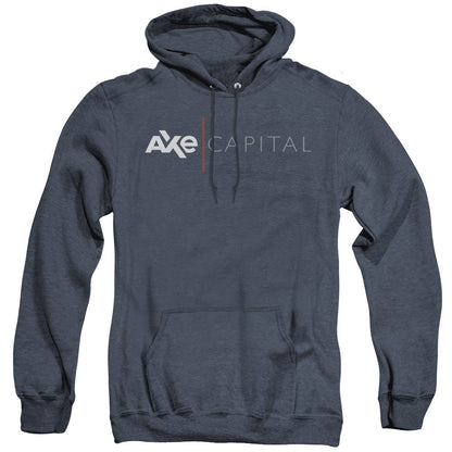 Billions Corporate Mens Heather Hoodie Navy Officially Licensed