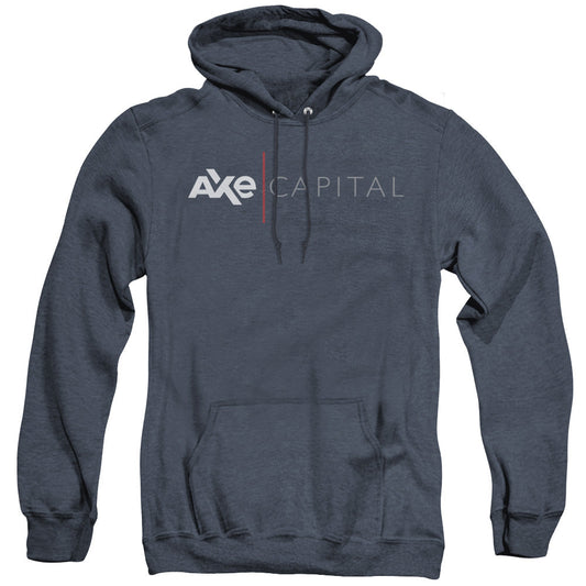 Billions Corporate Mens Heather Hoodie Navy Officially Licensed
