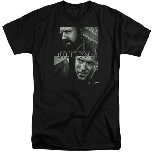 Billions Currency Poster Mens Tall T Shirt Black Officially Licensed