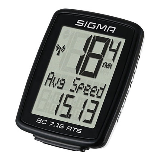 SIGMA Bicycle Computer - BC 7.16, Analogue Wireless