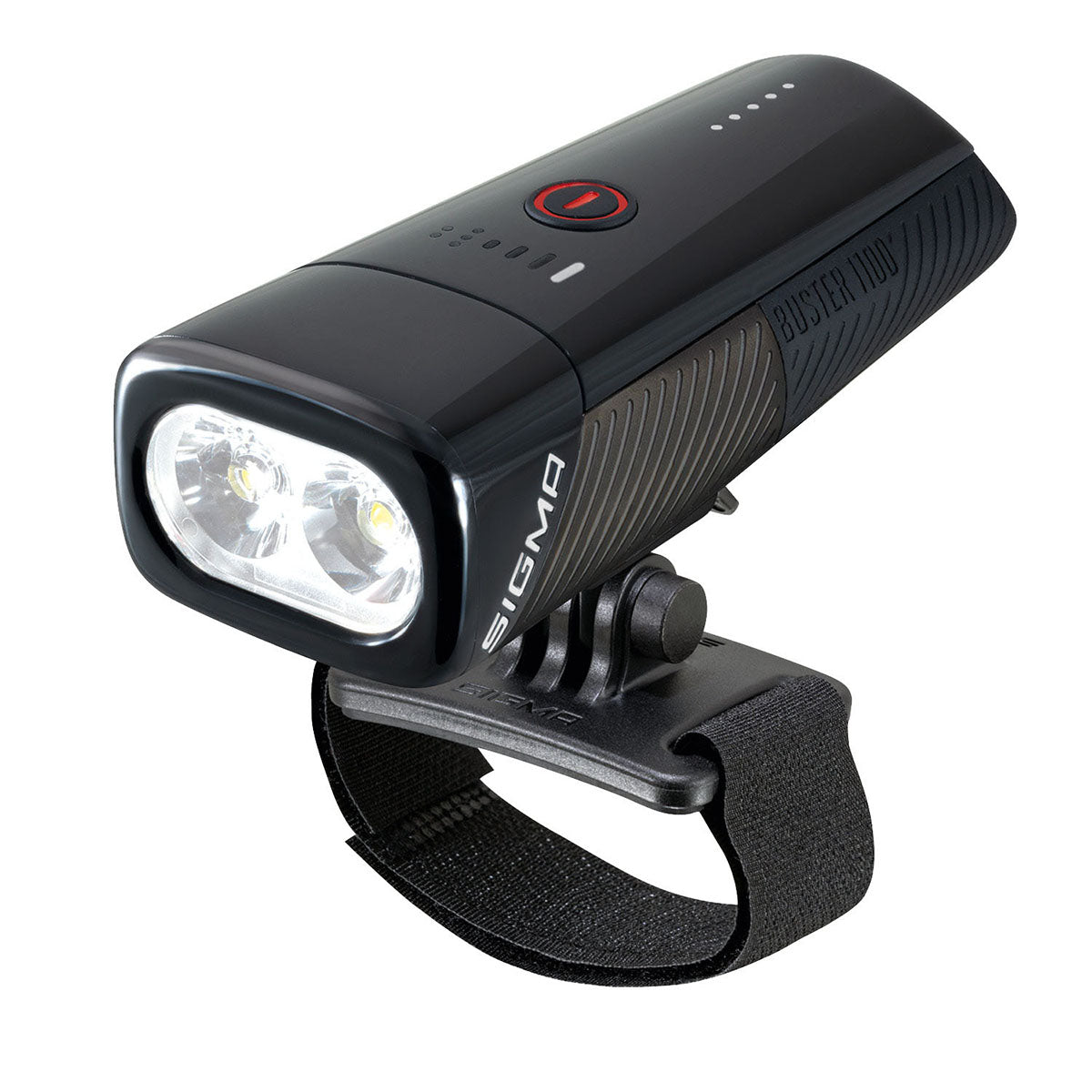 SIGMA BUSTER 1100 – Bike Front Light w/ Handlebar Mount or Helmet Bracket