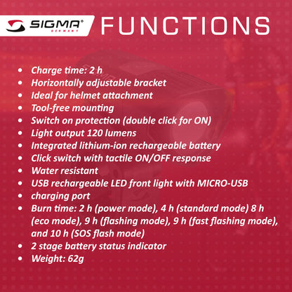 SIGMA Light - BUSTER 100, Power Light w/ optional NUGGET II Flash