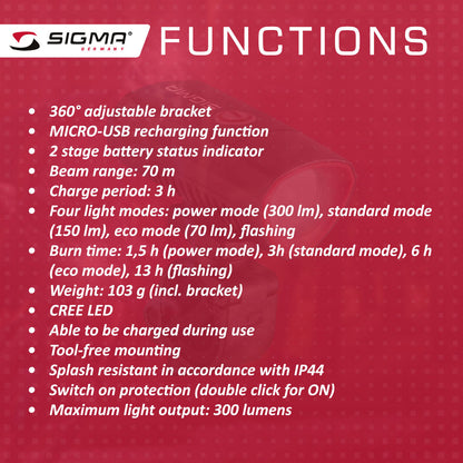 SIGMA Light - BUSTER 300, Power Light w/ Optional Nugget II Flash