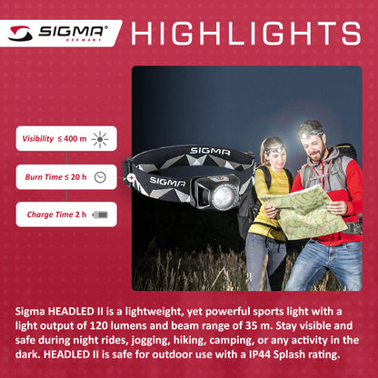 SIGMA Light - HEADLED II, All Round Head Light