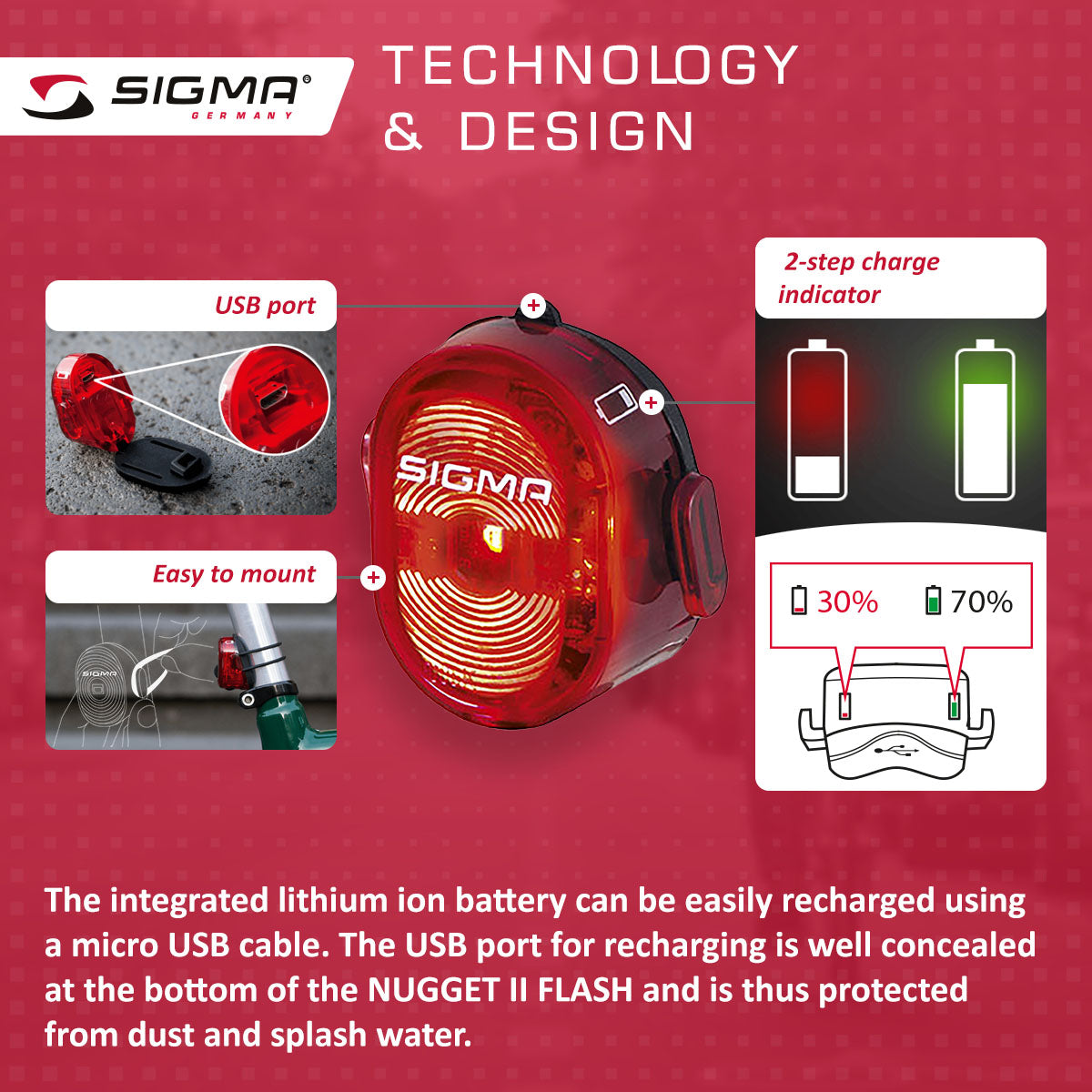 SIGMA Light - BUSTER 100, Power Light w/ optional NUGGET II Flash