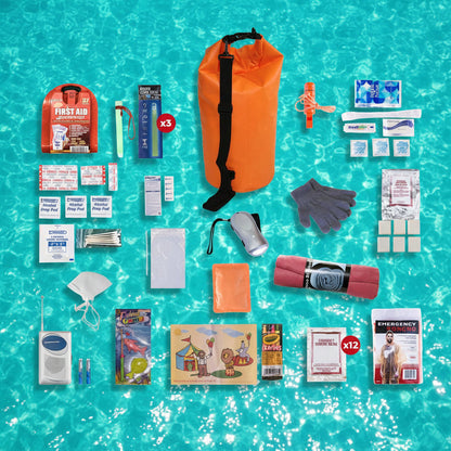 Survival Kit for Children, Dry Bag