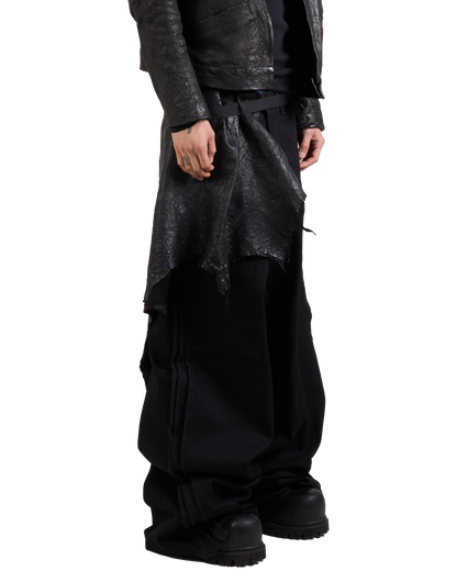 LEATHER HALF SKIRT