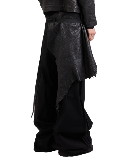 LEATHER HALF SKIRT