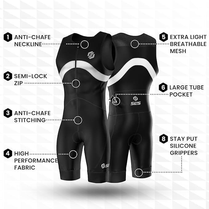 SLS3 Men's FX Race Suit, Raven Black/Icy White (Small)