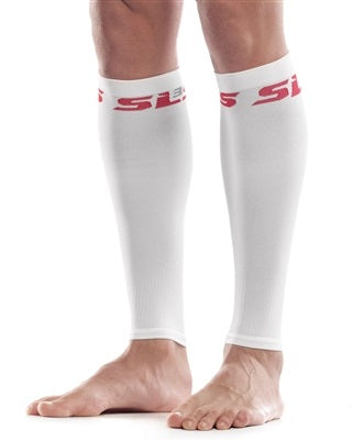 SLS3 Compression Race Sleeves, White L/XL