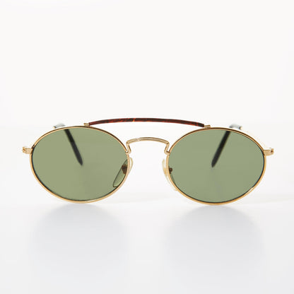 Oval Old Timey Aviator Vintage Sunglasses - Smith