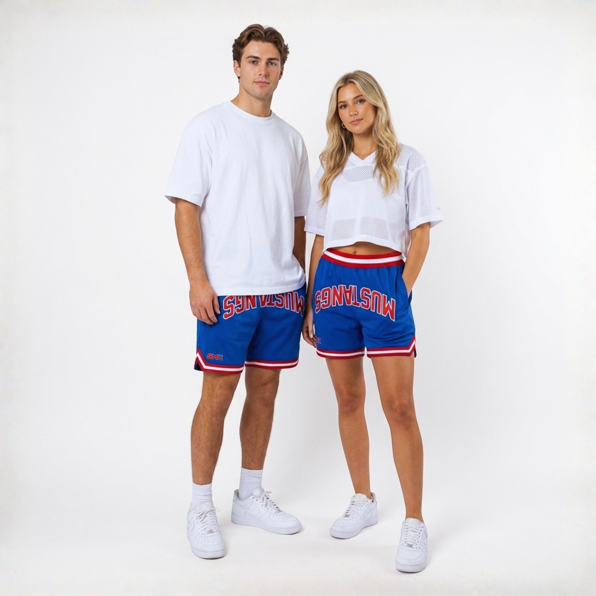 SMU Mustangs Varsity Mesh Shorts