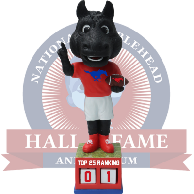SMU Mustangs Football Top 25 Ranking Tracker Bobblehead