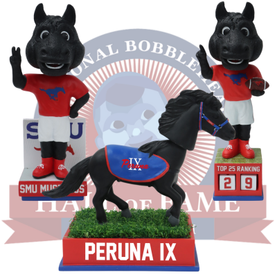 SMU Mustangs Mascot Bobbleheads
