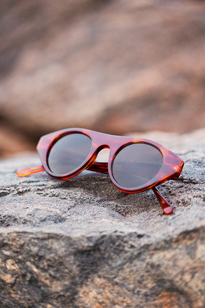 Round 1940s Retro Steampunk Vintage Sunglass - Dieselpunk