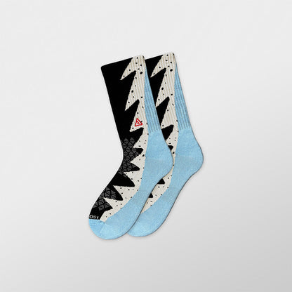 SNKR Socks - Black Metallic 5