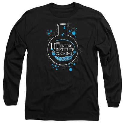 Breaking Bad Heisenberg Institute Of Cooking Mens Long Sleeve Shirt Black Officially Licensed