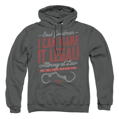 Breaking Bad Make It Legal Mens Hoodie Charcoal