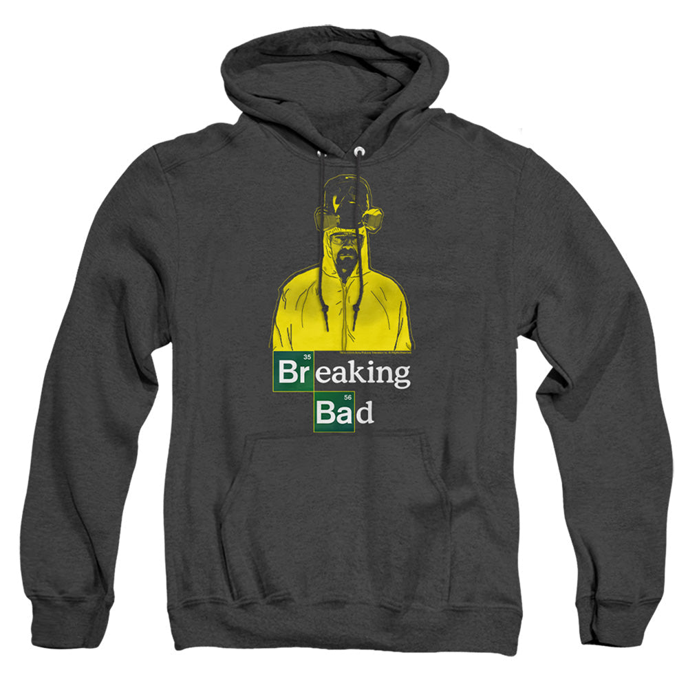 Breaking Bad Hazmat Heather Mens Hoodie Black Officially Licensed