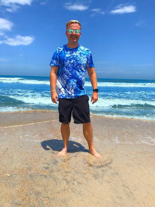 INKnBURN Men's Splash Tech Shirt (Large)