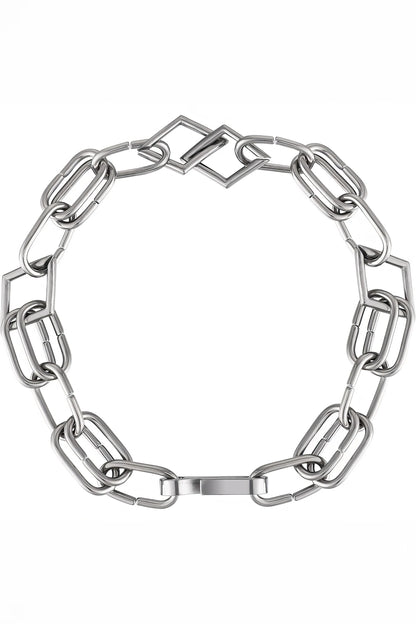 Metal Street Style Necklace Set