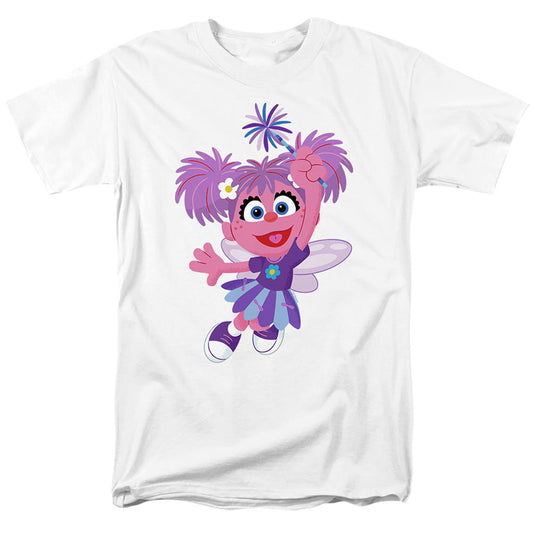 Sesame Street Furry Friends Forever! Abby Cadabby Mens T Shirt White Officially Licensed