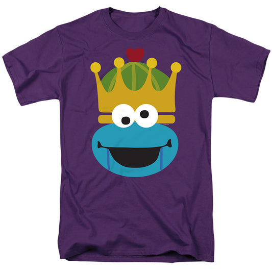 Sesame Street Christmas Nutcracker Cookie Monster Mens T Shirt Royal Blue Officially Licensed