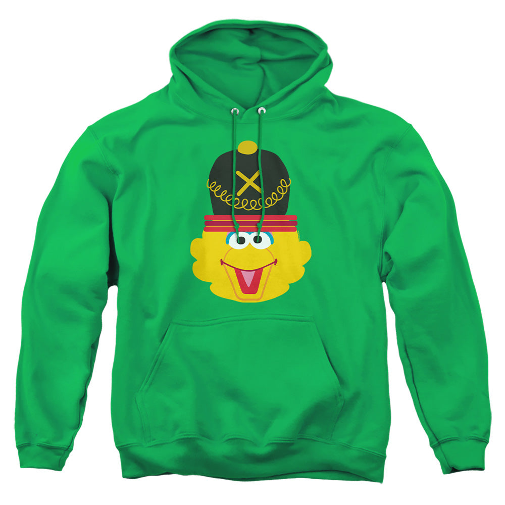Sesame Street Christmas Nutcracker Big Bird Mens Hoodie Kelly Green Officially Licensed