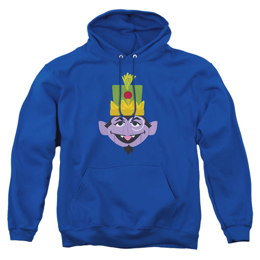 Sesame Street Christmas Nutcracker Count Mens Hoodie Royal Officially Licensed