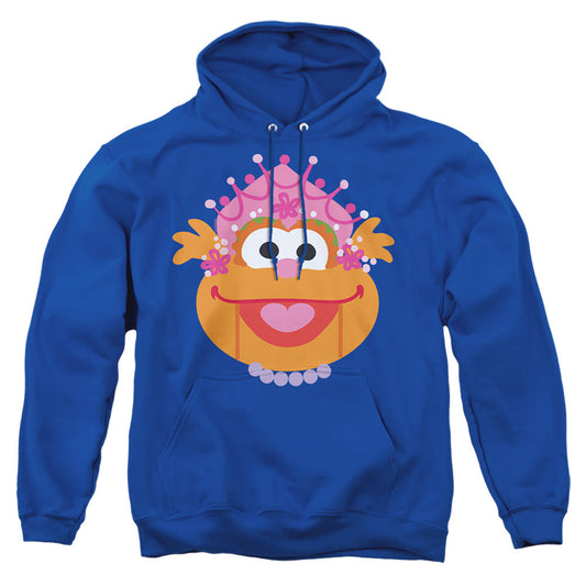 Sesame Street Christmas Nutcracker Zoey Mens Hoodie Royal Blue Officially Licensed